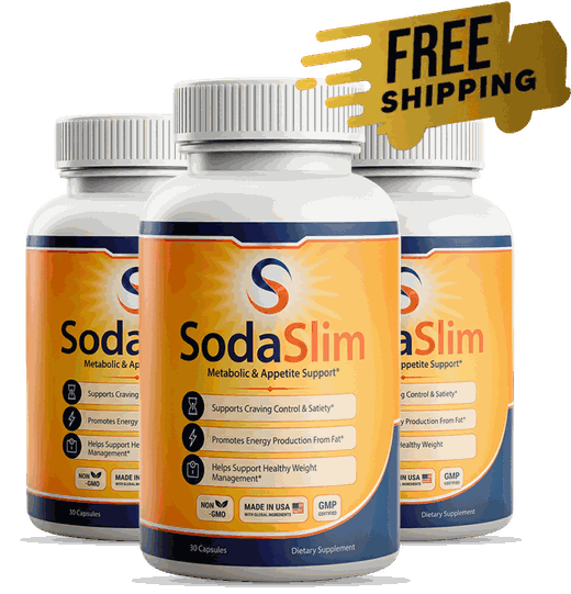 Three bottles of SodaSlim, 90-day supply