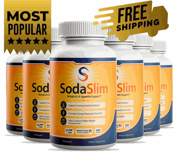 Six bottles of SodaSlim, 180-day supply